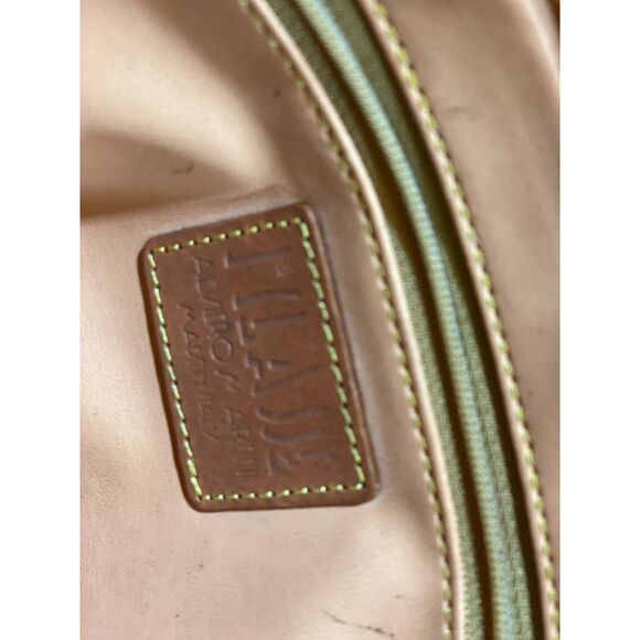 Vintage Alviero Martini Map-Print Leather Shoulder Bag Classic World Map Design - Picture 5 of 5